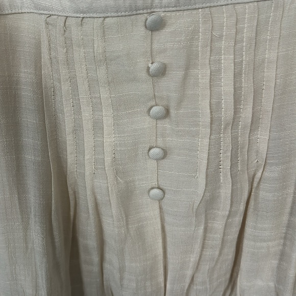 NAIF Cream Spaghetti Strap Dress - Picture 9 of 10